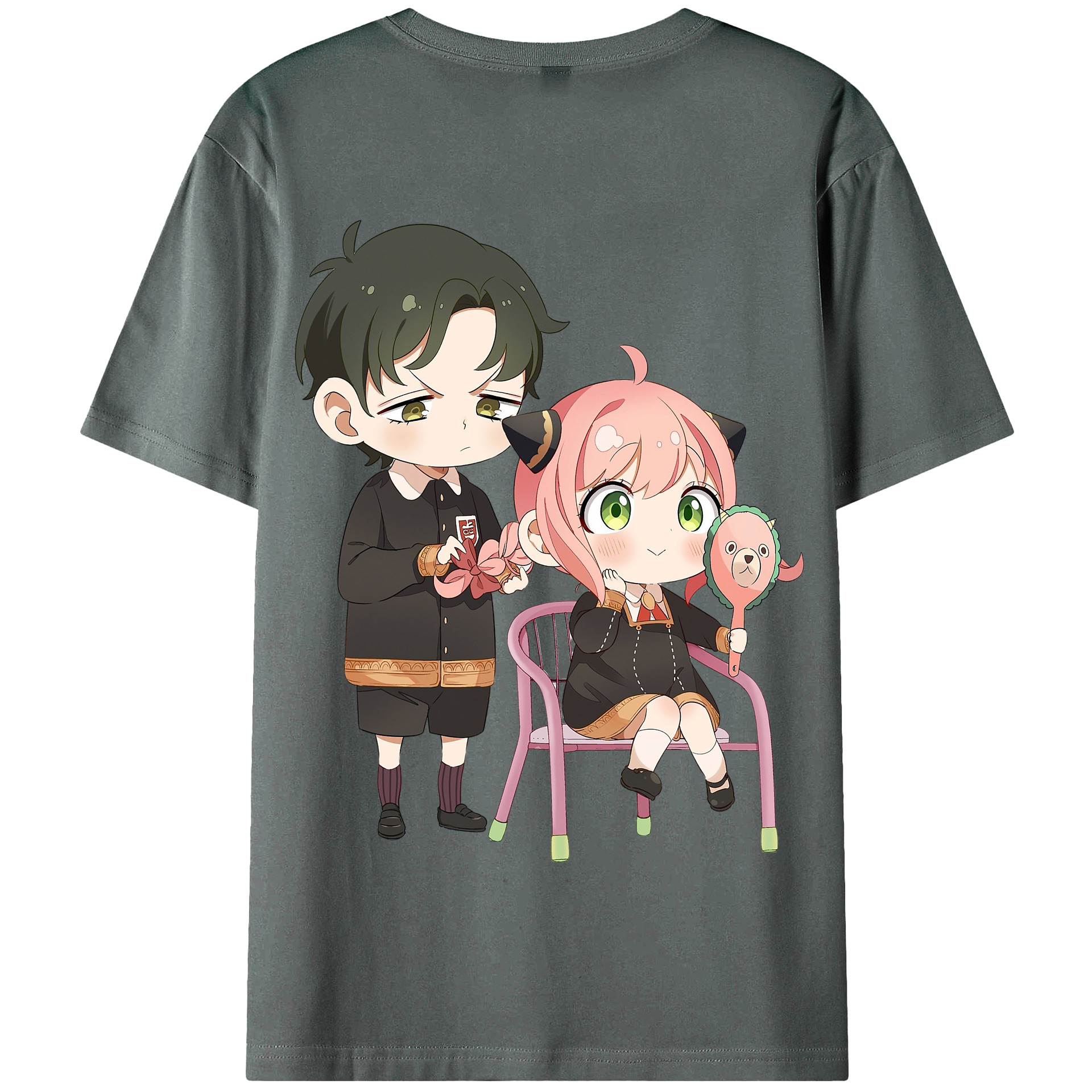 （画像用） SPY×FAMILY间谍家家酒 綿100％半袖Tシャツ（背面プリント）